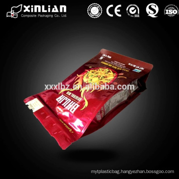 Side gusset plastic bags for potato chips,clear plastic bag for potato chips